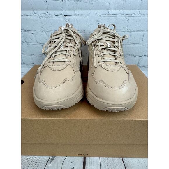 UGG beige nubuck sneakers shoes size 9.5 NEW - Picture 4 of 9
